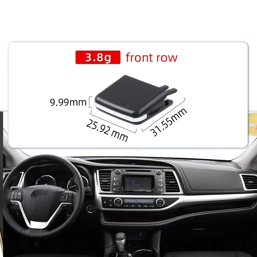 Front Middle Dash Air Conditioner Ac Vent Grille Tab Clip Slider For Toyota Toyoda Highlander Kluger 2015-2021 55670-0E090 2