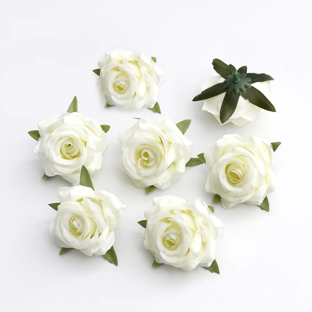 5/10 Stück 5cm Rosen-Seidenblumenköpfe für Party, Heimdekoration, Garten, Simulationsblumen-Zubehör, Geschenk, Hochzeitsdekoration – Detail 12