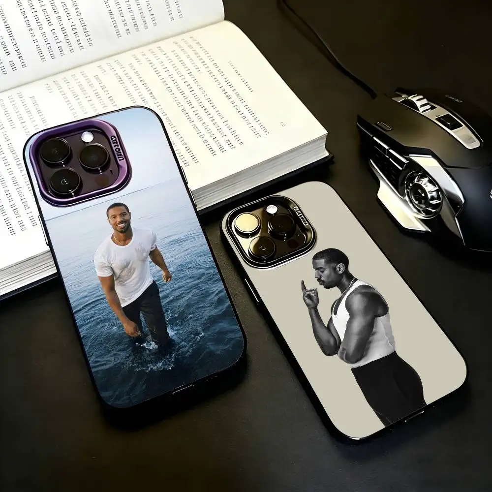 

M-Michael B. Jordan Black Candy silver phone case Phone Case For iPhone17,16,15,14,13,12,11 Plus,Pro Max