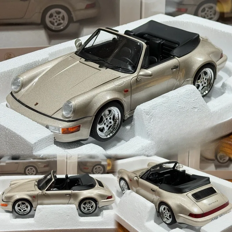 Diecast NOREV 1:18 Scale Porsche 911 964 Turbo 1992 Sports Car Alloy Car Model