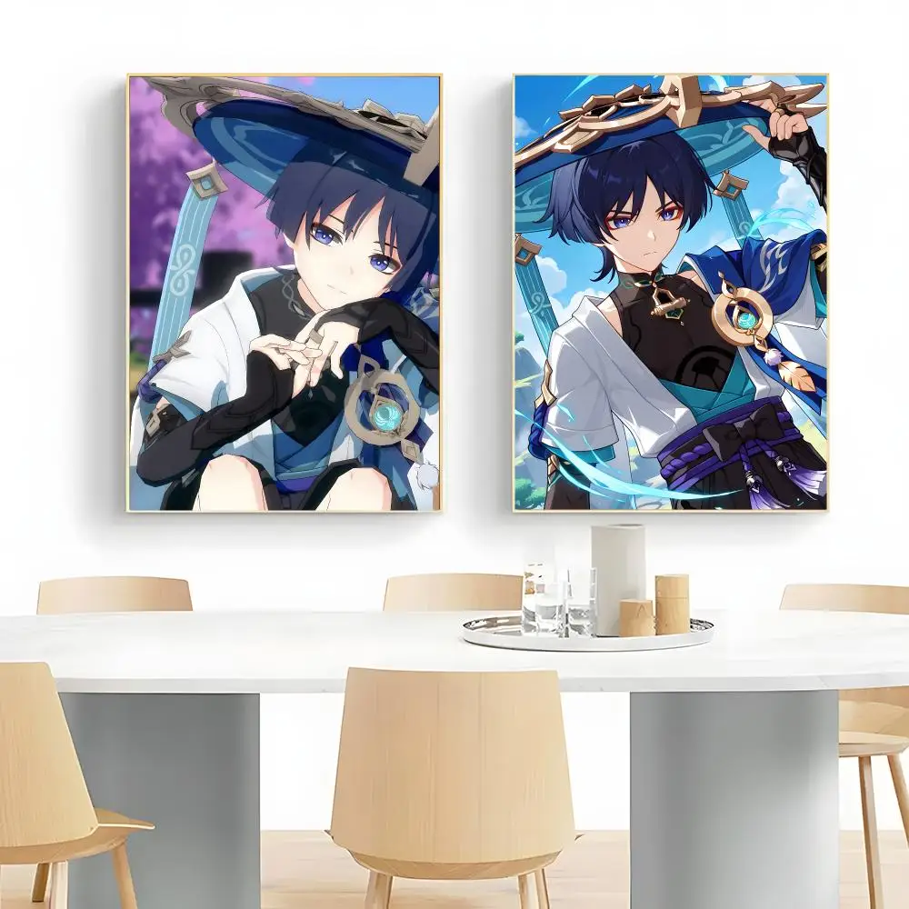 mysterious anime W-Wanderer Poster Wall Art Print Decorative Mural Home Decor Gift Unframed