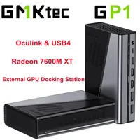 GMKtec  AD-GP1 External GPU Docking Station Radeon 7600M XT  with Oculink & USB4 2*DP2.0 / 2*HD2.1 240W Power Supply