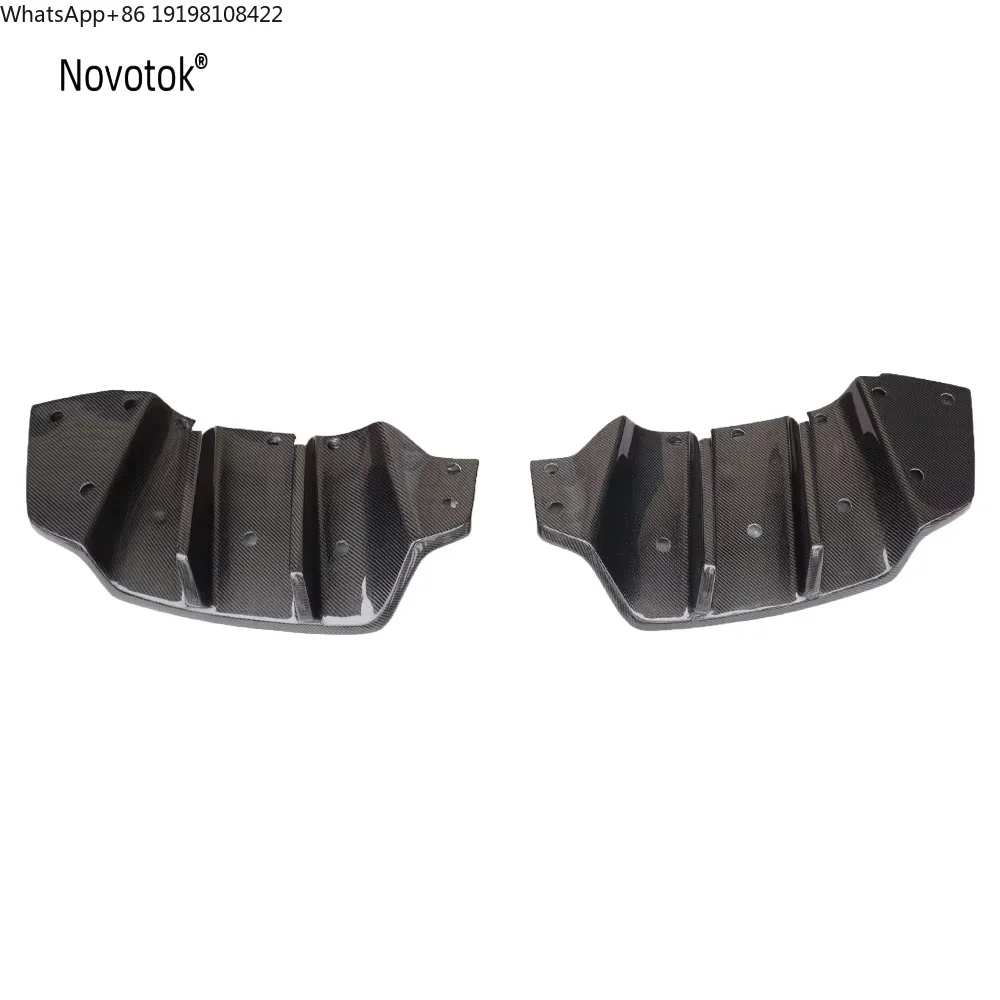High Level Material Real Carbon C7 Rear Bumper Diffuser Splitter For Corvette C7 2014-17