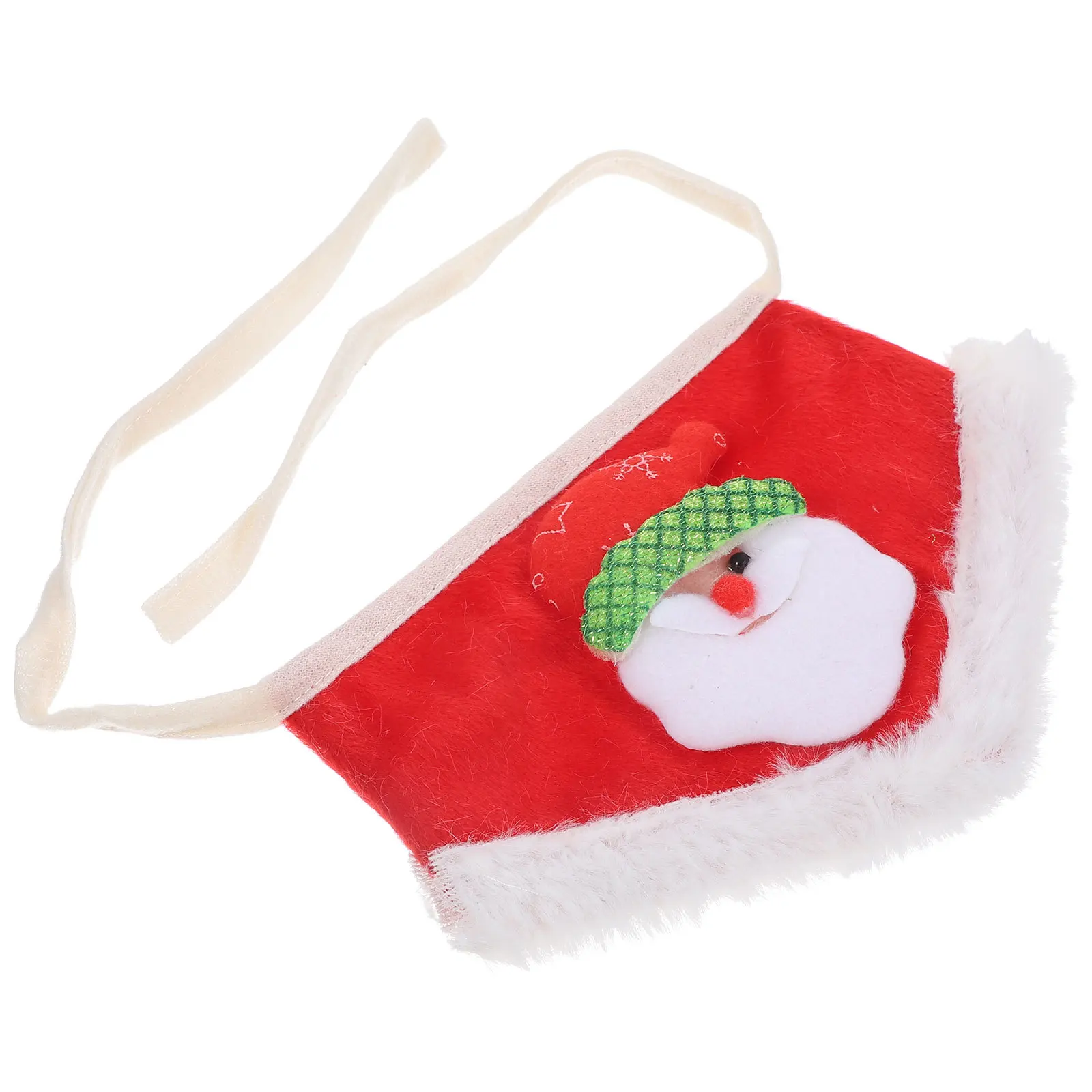 

Pet Christmas Bandana Dog Scarf Multi-Functional Festive Bib for Weddings Birthdays Daily Wear Party Decor Dog Bandanas