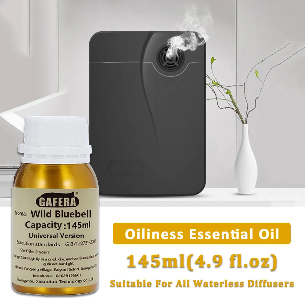 GAFERA 145ml (4.9 fl.oz) Wild Bluebell Essential Oils - For All Waterless Diffuser, Aroma Diffuser Replenish Aromatherapy Oil