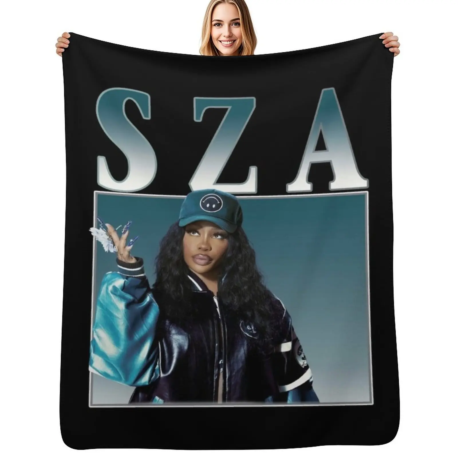 

SZA Throw Blanket Decorative Sofa wednesday Soft Big Heavy Blankets