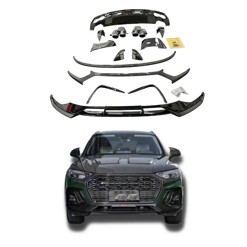 High Quality Runde Style Body Kit Fit For Q5 Q5L Exterior Upgrade Front Lip And Rear Diffuser Stylish Tuning Replacement Parts