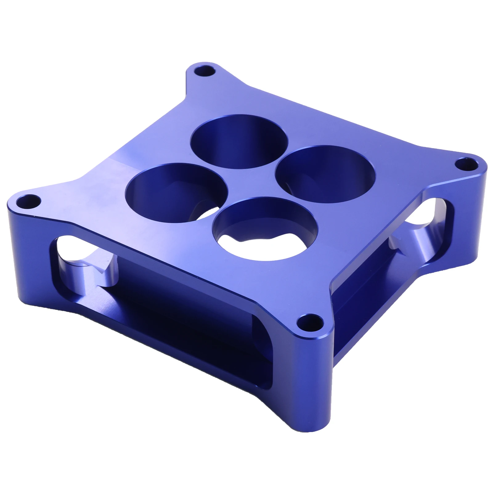 2 "อลูมิเนียม 4150 CNC Machined คาร์บูเรเตอร์ Spacer Square Bore 4 พอร์ต PCE120.1009.02 สําหรับ Chevy GM LS1 LS2 HollEY