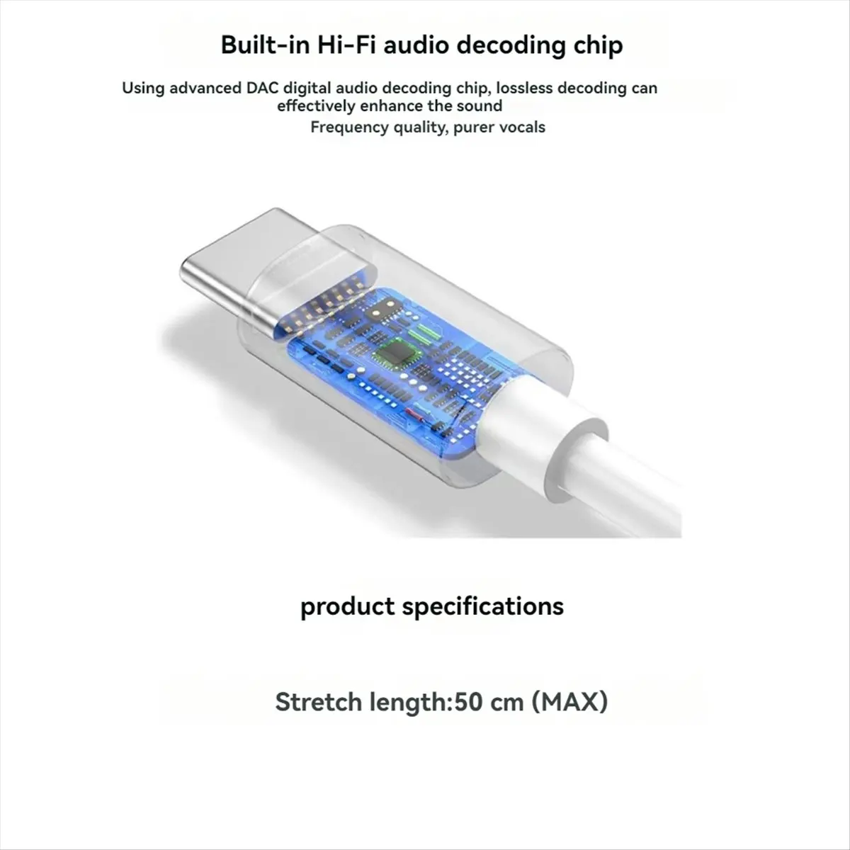 *ABDH كابل الصوت Type-C إلى 3.5 ملم لـ DJI OSMO Action 5 PRO/2/3/4 /5 جيب الكاميرا 3 ميكروفون محول ميكروفون الصوت