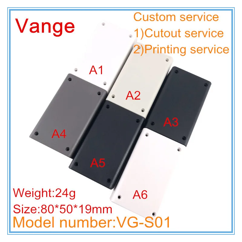 Vange module project box 80*50*19mm ABS plastic junction box