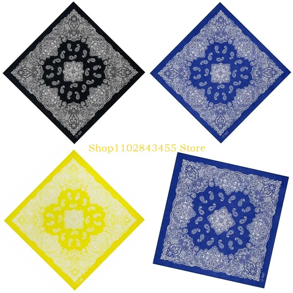 

49MC модный роскошный квадратный шарф женский мягкий шарф для волос квадратный платок с принтом для повседневного стиля