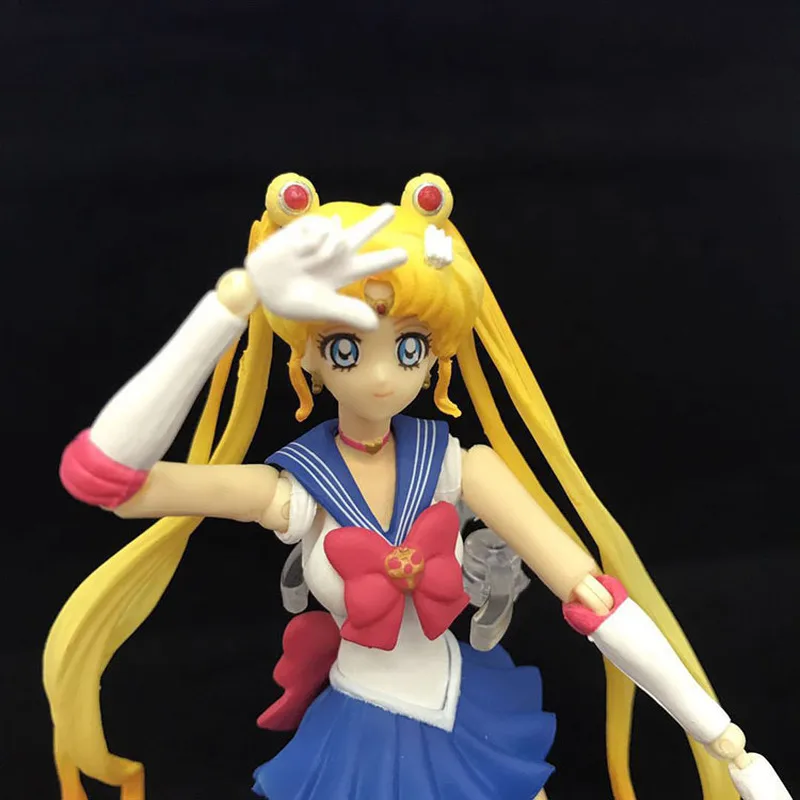 Cute Anime Sailor Moon Tsukino Usagi 20th Anniversary Ver. PVC Action Figure Collectible Model Kids Toys Princess Serenity Doll