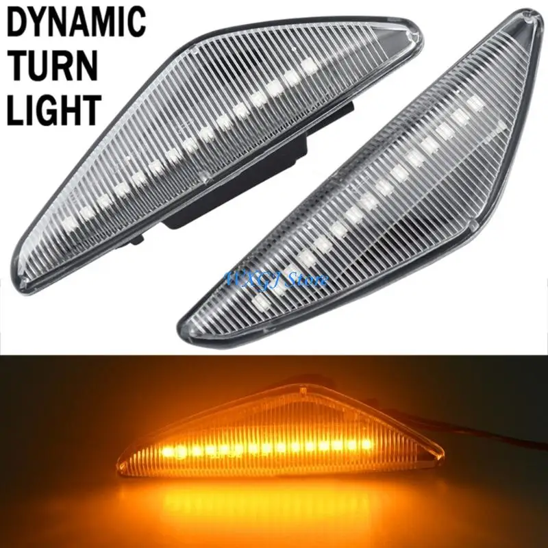 

37JE Double Sequential LED Turn Lamps Easy Installation For F25 E70 E71 E72
