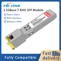 2.5G RJ45 Copper Port 100m For Ethernet Port SFP Transceiver Module compatible with Cisco Mikrotik