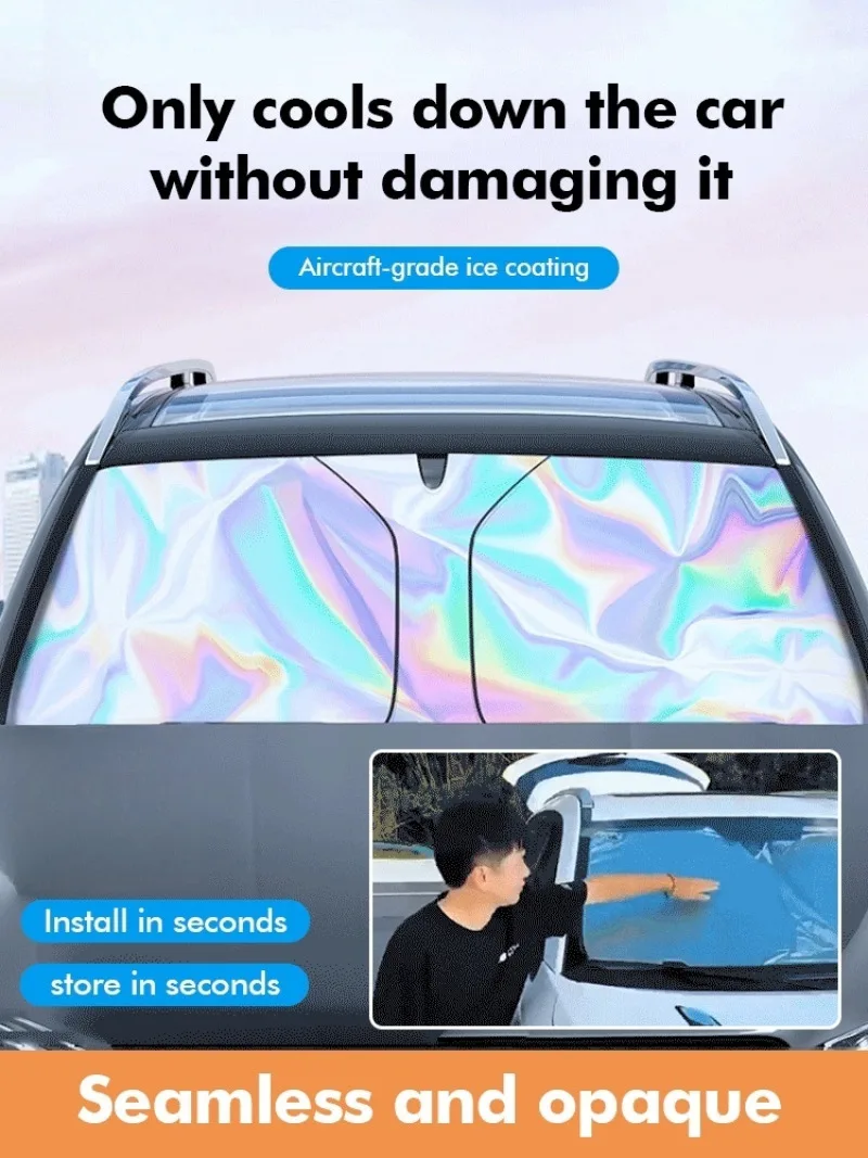 Car Windshield Sun Shade UmbrellaCar Front Window Sunshade CoverFront Windshield Sunshade Sunscreen Heat Insulation Sunshade