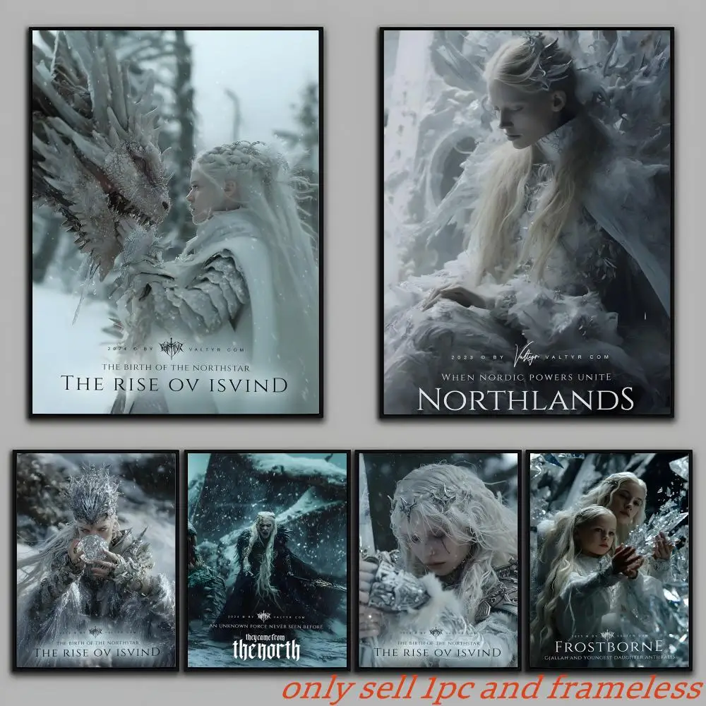 Legend Of The Dark Elf I-Isvind The Ice Witch Queen Poster Painting Prints Wall Art Picture Film Room Home Bar Cafe Decor Mural