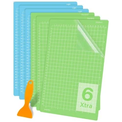 Tapete de corte de 6 piezas para Cricut Joy Xtra, 12x8,5 pulgadas, adhesivo reutilizable, tapetes de corte para manualidades, accesorios adhesivos de repuesto