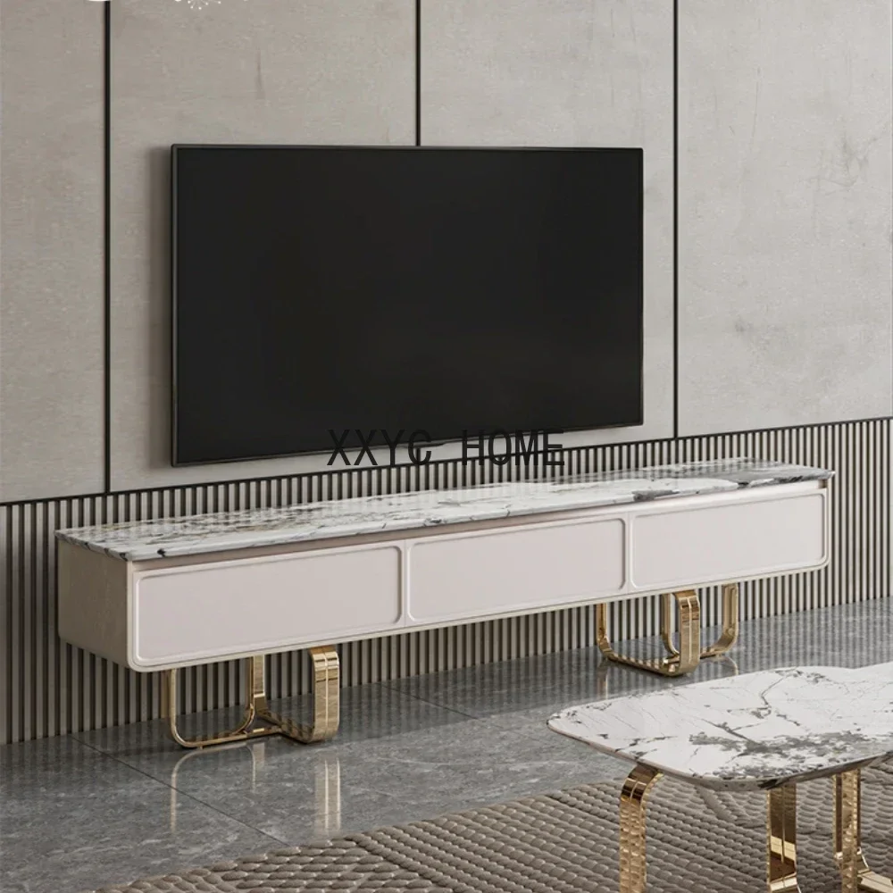 

Мягкий роскошный мраморный шкаф для телевизора, элитная гостиная, современный входной шкаф, ТВ-скамья для спальни