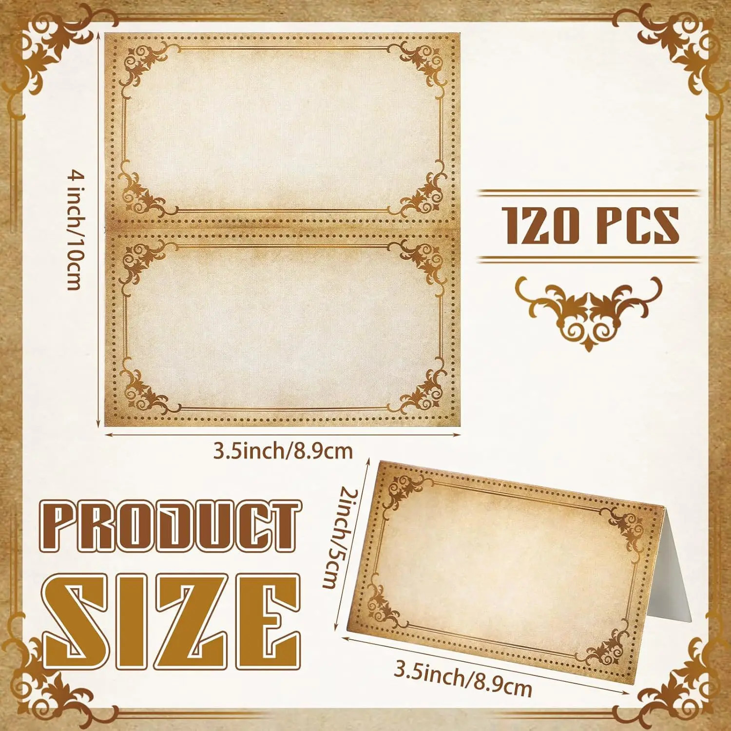 20-100 Pcs Retro Wizard Magic Theme Festival Banquet Seat Cards Name Place Cards Wedding Birthday Party Table Decor Supplies