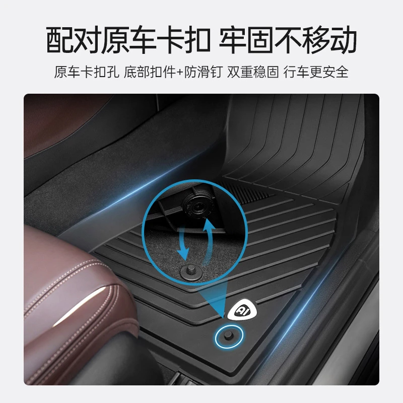 Suitable for BMW 5 3 7 Series 525li 530li 325li 740li x1 x3 x4 x5L x6 TPE Floor Mats