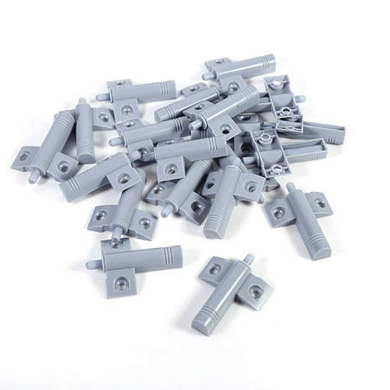 10PCS Grau Weiß Küche Schrank Tür Stop Schublade Soft Quiet Close Closer Dämpfer Puffer Für Möbel Hardware – Detail 1
