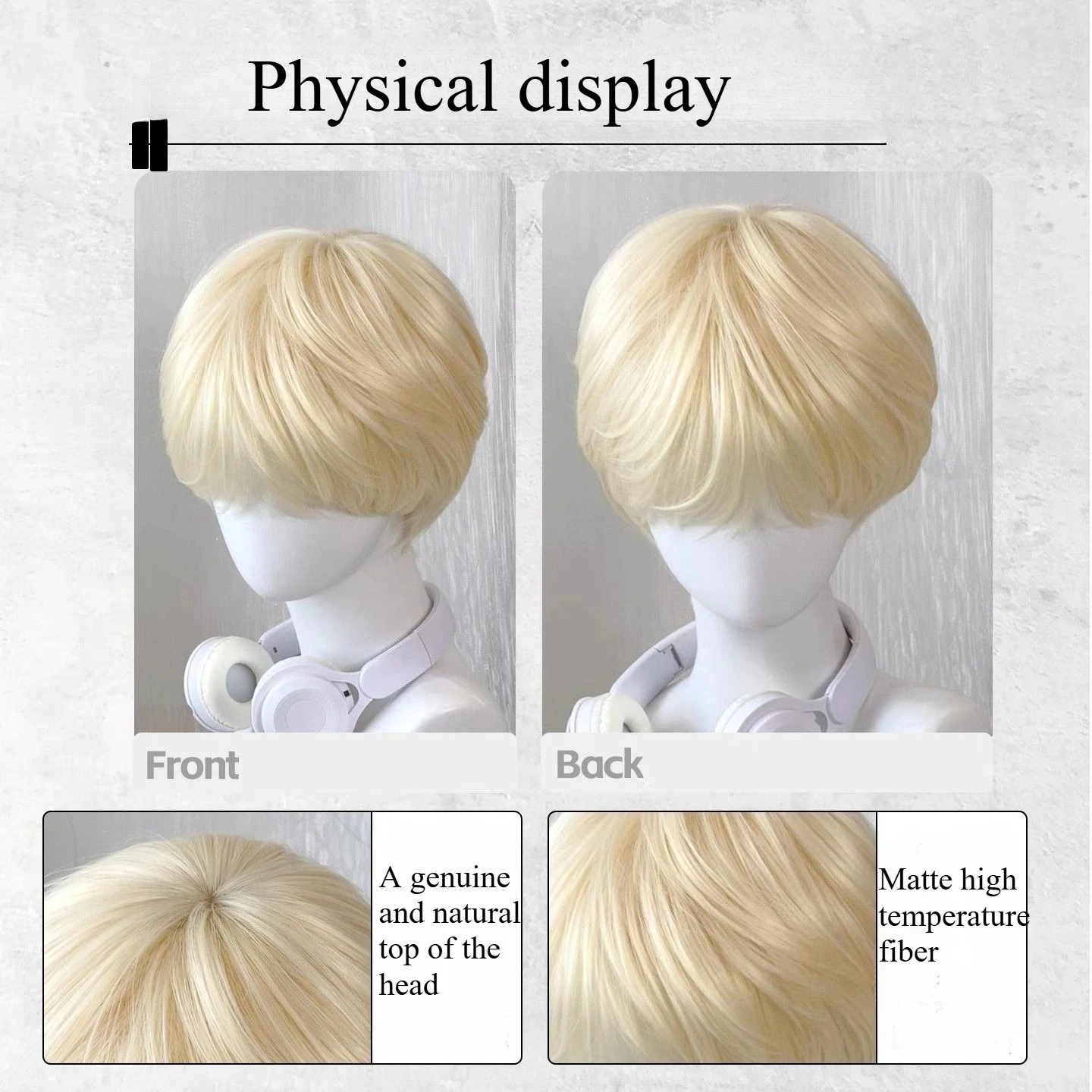 Рисунок 3 - Светлый парик с челкой