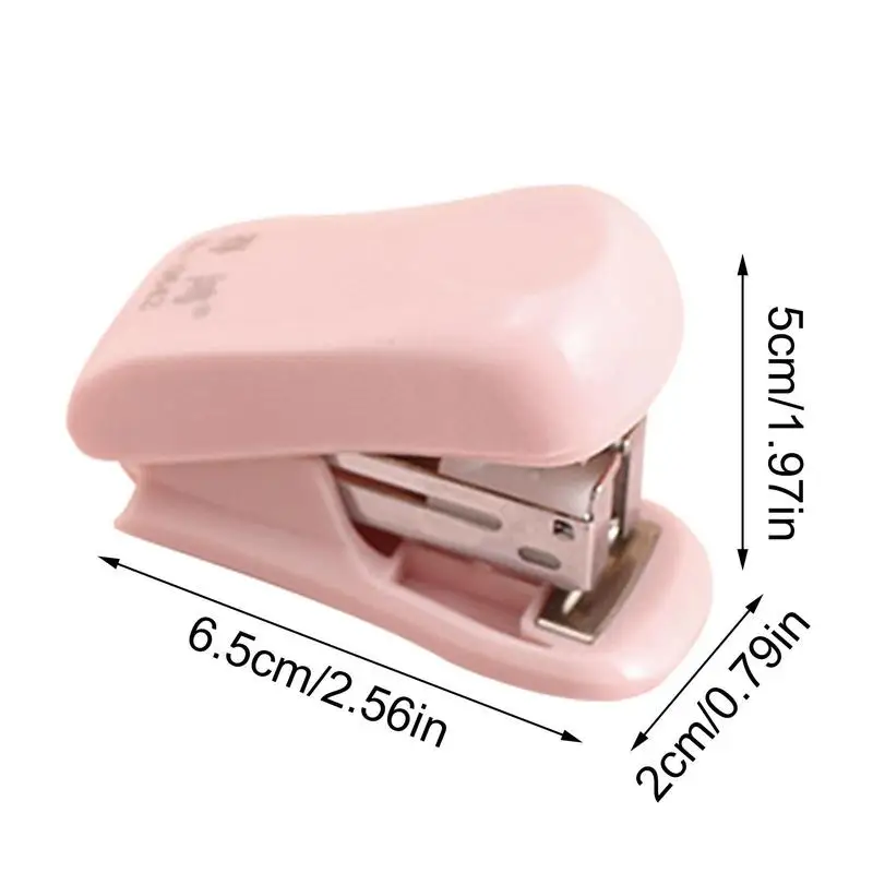 Mini Stapler With Staple Soft Grip Handheld Stapler Staple Includes Built-in Staple Remover & 400 PCS Staple Classroom Must