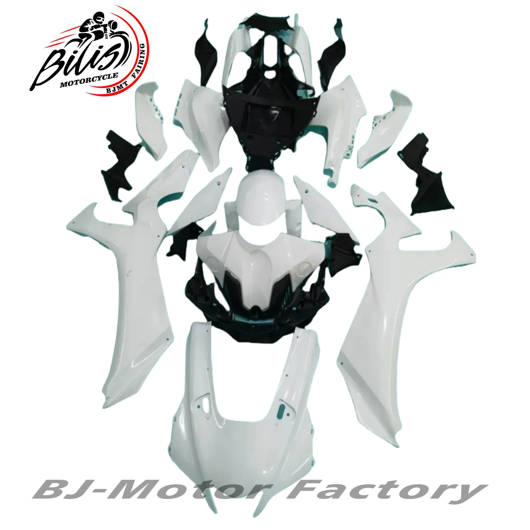 

The Carbon painted look Motorcycle Fairing Kit For Yamaha R1 R1 2021 2022 Winglets