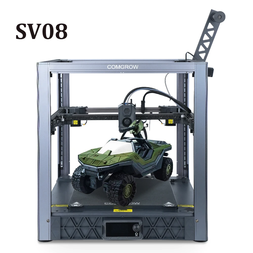 

Comgrow SV08 Core-XY 3D Drucker mit Kamera Voron 2.4 Open Source Remote Control Z-Motore, Max 700mm/s High Speed