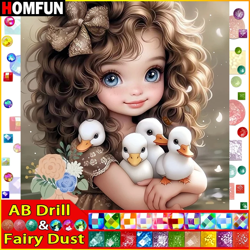 HOMFUN Fairy Dust AB Diamond painting 