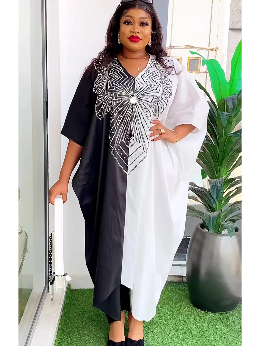 

African Dresses for Women Plus Size Africa Clothes Dashiki Ankara Evening Gown Kaftan Muslim Wedding Party Maxi Long Dress 2024