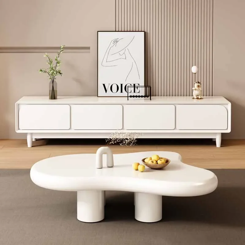 

Korean Design Coffee Tables Luxury Aesthetic ItalianModern Side Table Living Room Balcony Nordic Craft Postmodern Furniture