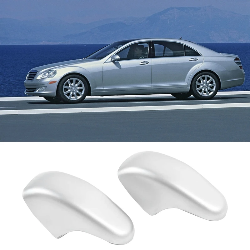 NEW-2Pcs Car Interior Window B Pillar Hook Cover Trim Decoration For Mercedes Benz S Class 2008-2013 Car Stickers