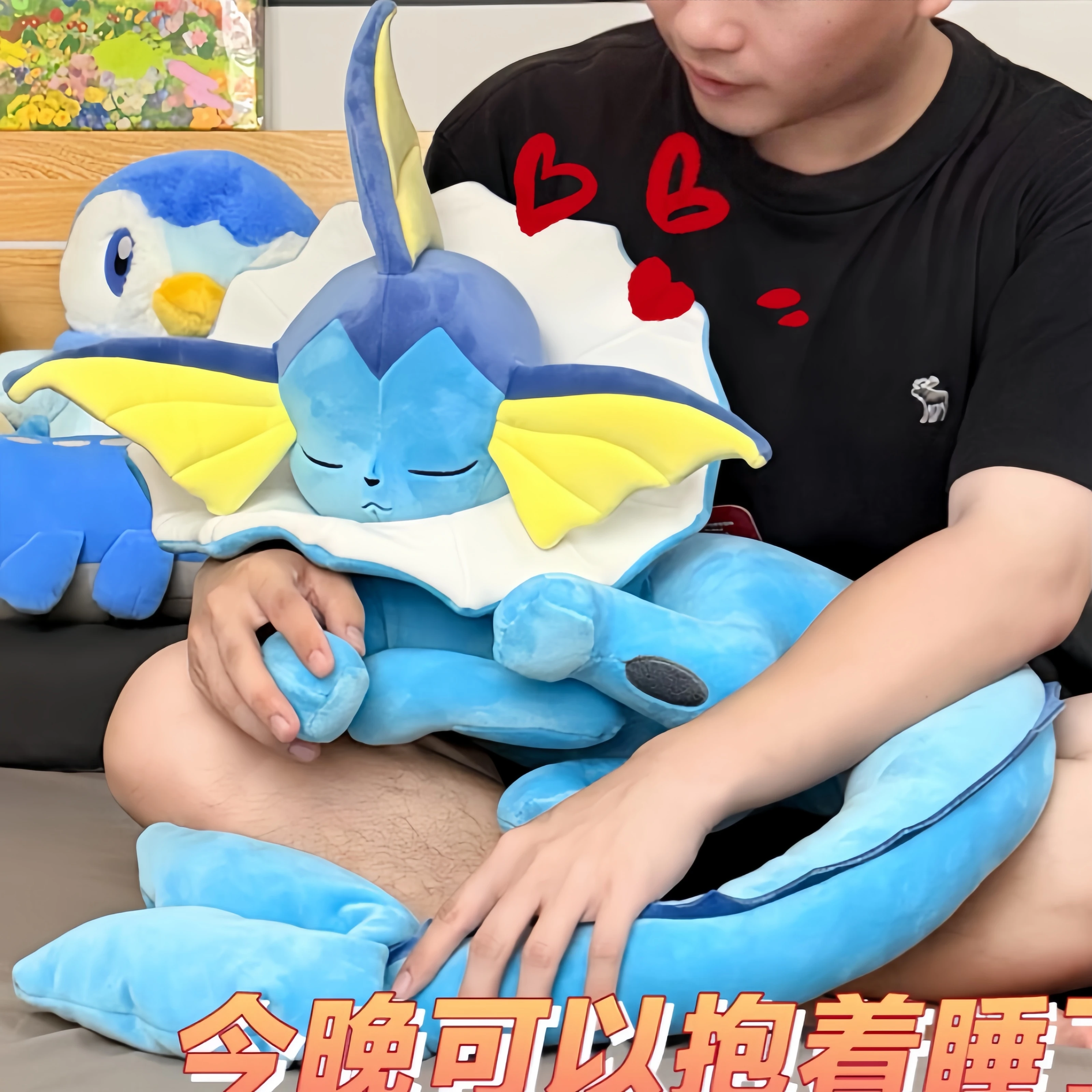 sleep-vaporeon-large-plush-toys-pokemon-eevee-evoli-umbreon-espeon-flareon-sprigatito-piplup-bewear-stuffed-doll-plushie-pillow