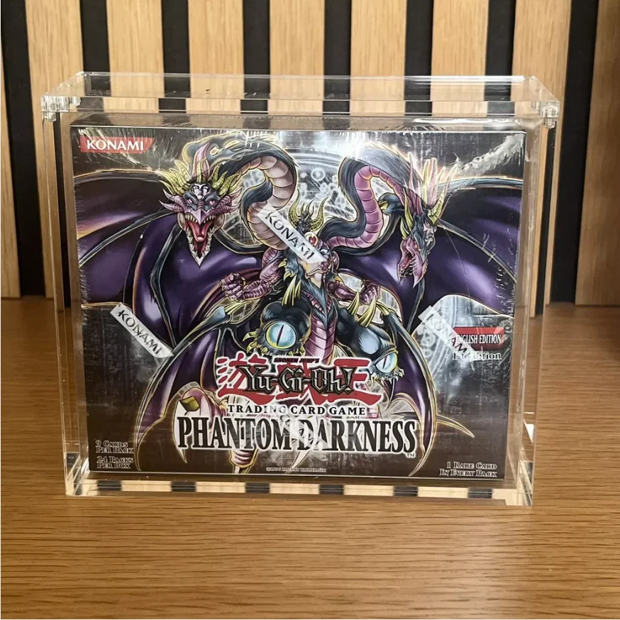 

[K]Acrylic case with Strong Magnetic Lid, Display Case, Collector Protector, for English Yu-Gi-Oh!,