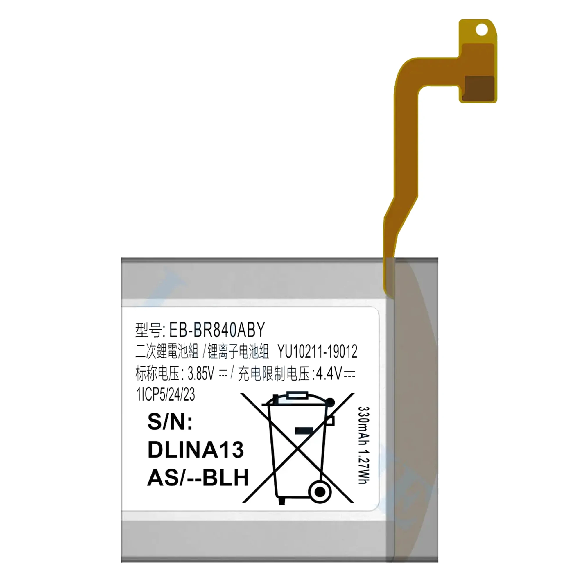 EOTABACC New 100% High Quality EB-BR840ABY Battery For For Samsung Galaxy Watch 3 45MM SM-R840 R845 SM-R845F Smart Watch Bateria