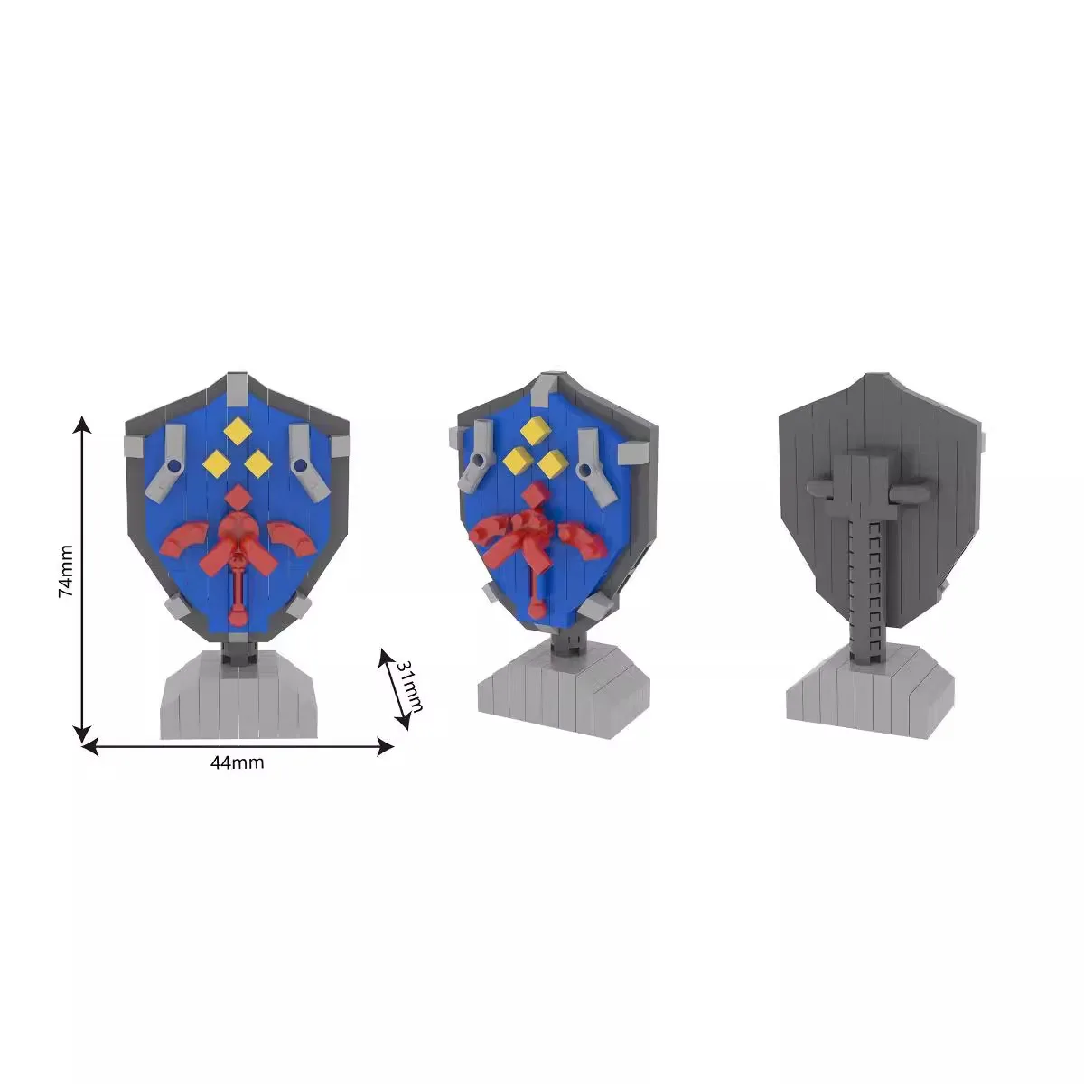 Classic Game Zeldas Building Brick Figures Micro Diamond Block Sword Shield Toys Construction Kit Nanobricks Collection For Gift