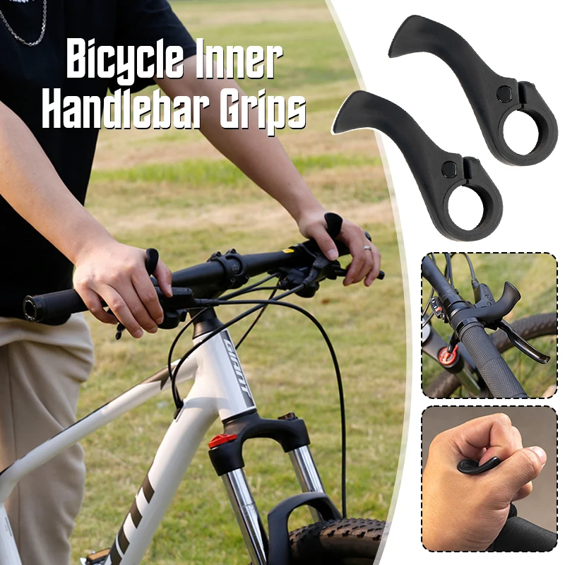 

Ergonomic Ultra-Light Inner Handlebar Grips - Comfort Bike Bar Ends for Road & Mountain Outdoor Cycling Accessories Outdoor