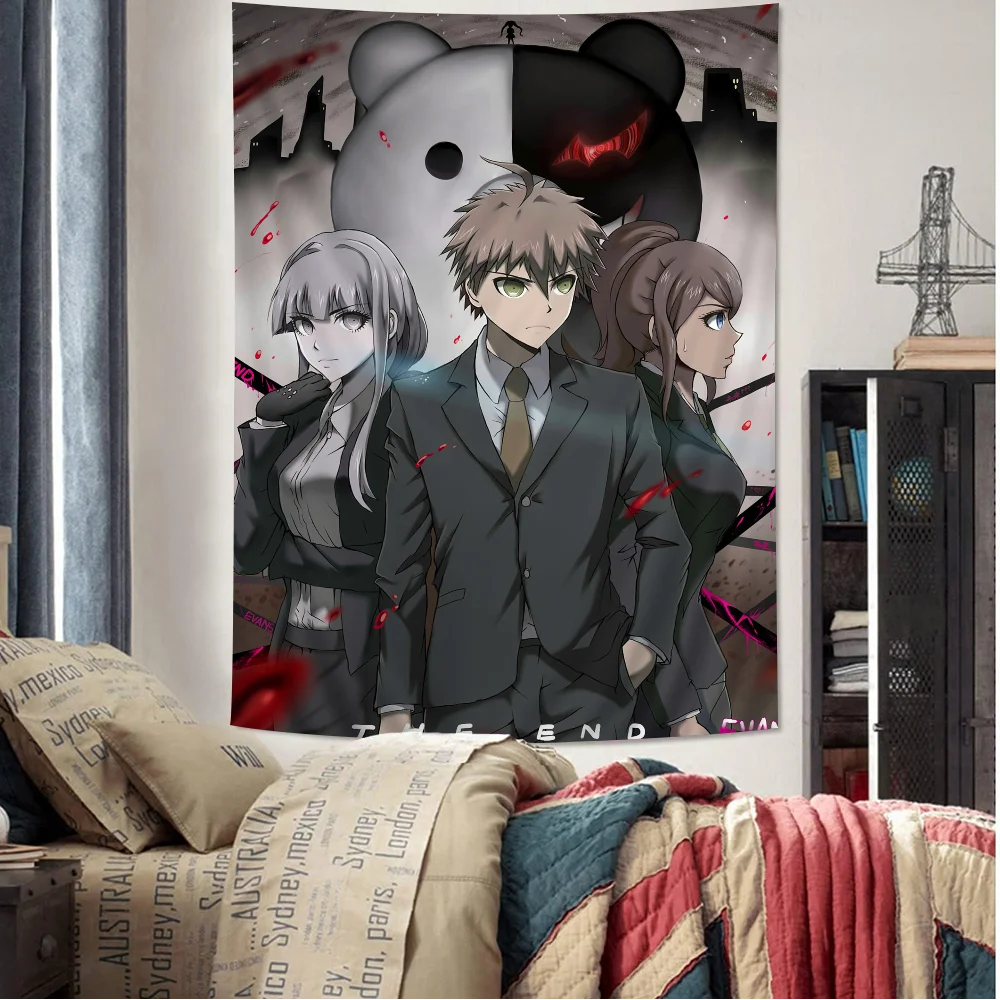 

Anime Danganronpa Hot Anime Tapestry Art Science Fiction Room Home Decor Wall Art Decor