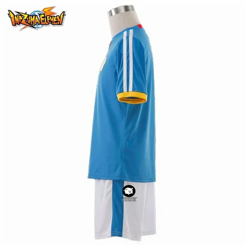 A Anime Inazuma Eleven gouenji Shuuya Japan any size hot sale Halloween blue cosplay costumes