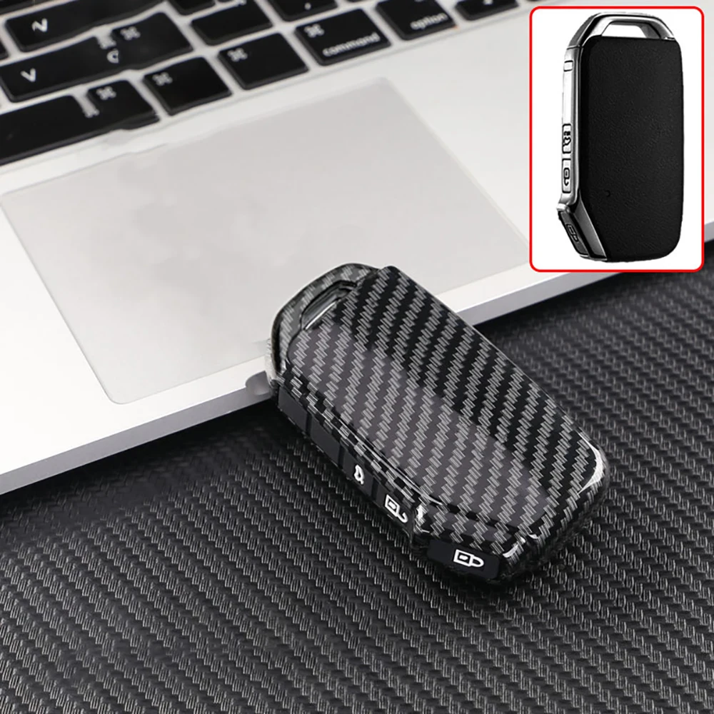 Carbon car key case cover For Kia Ceed ProCeed GT Niro K5 DLS Optima Seltos Cadenza K7 K8 XCeed 2019 2020 2021 2022 Accessories