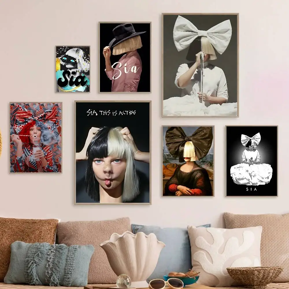 Pôster clássico de papel branco S-Sia, pôster de qualidade HD, arte de parede, pintura, sala de estudo, decoração de parede