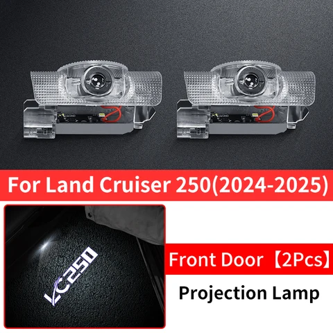 Для 2024 2025 Toyota Land Cruiser 250 Prado LC250 First Edition 1958 года, дверная лампа приветствия, модификация, аксессуары для обновления интерьера
