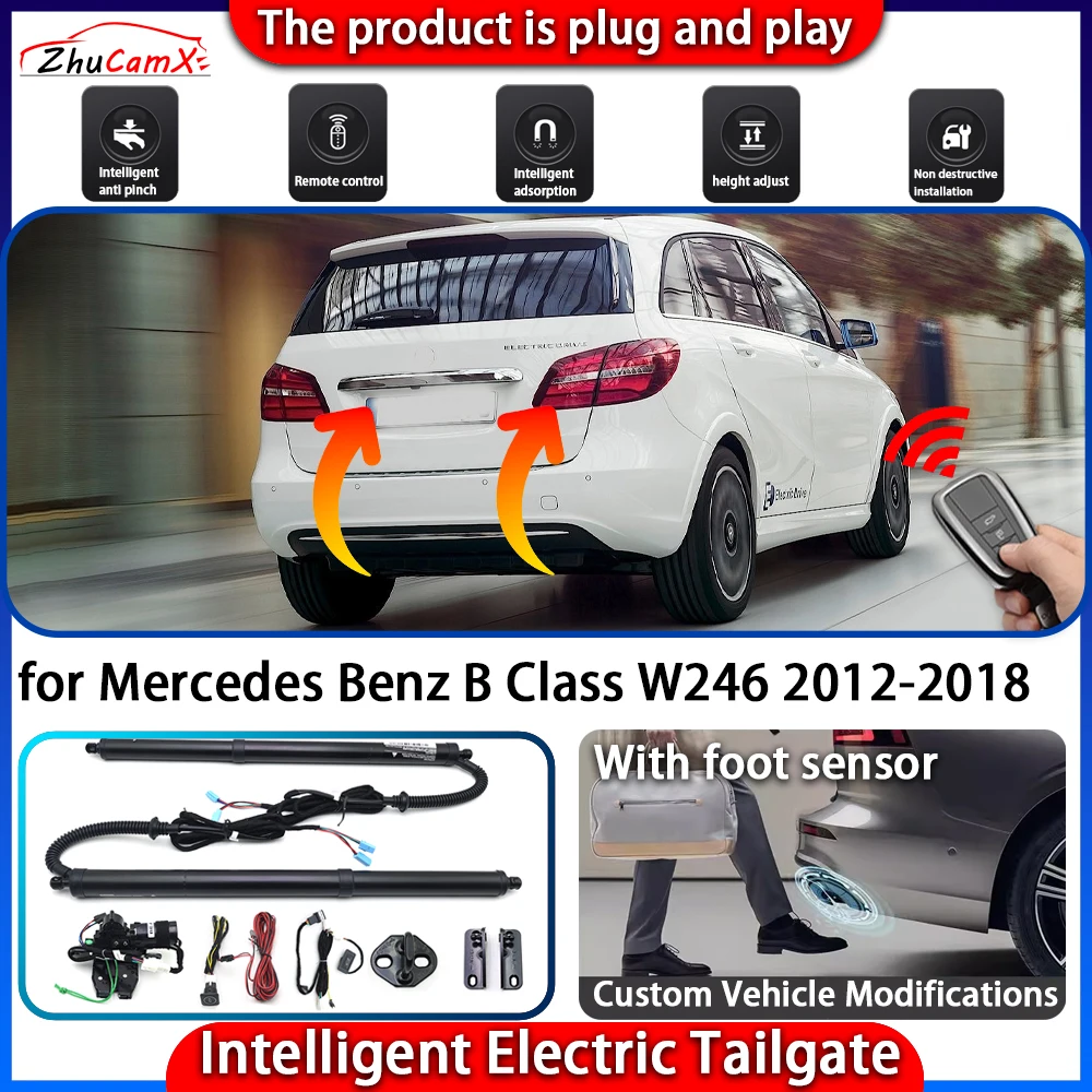 Smart Powered Tailgate System for Mercedes Benz B Class W246 2012-2018 Automatic Intelligent Electric Trunk Lift Control Kit