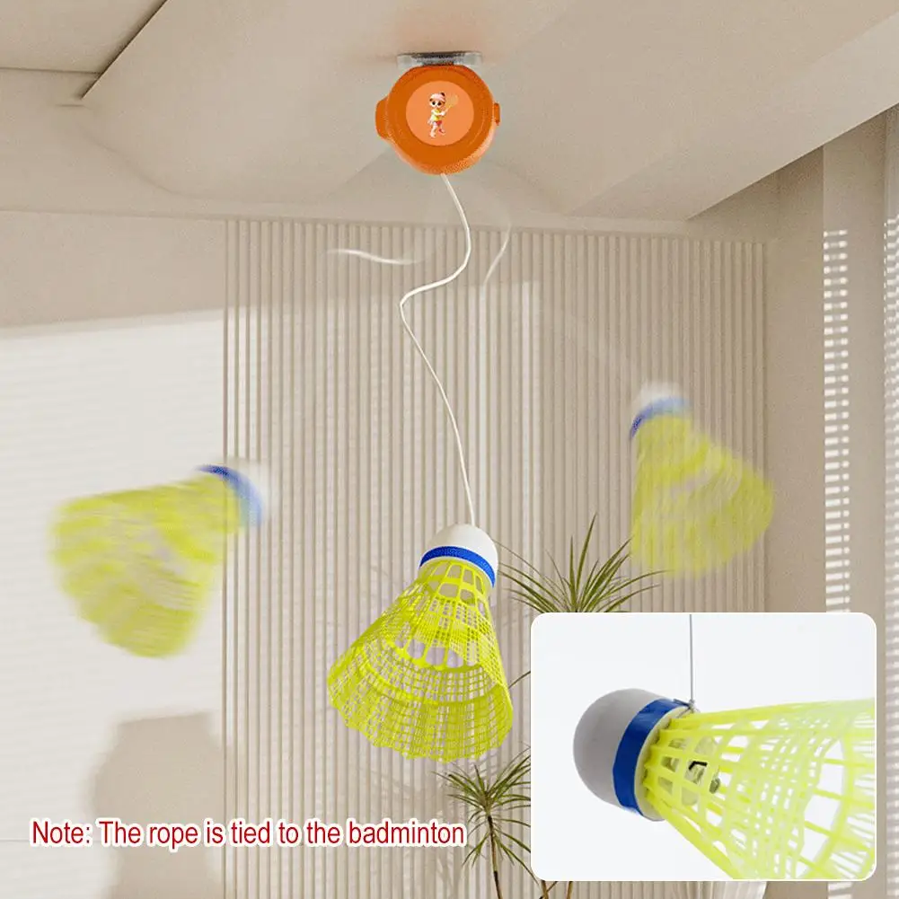 Самообучающийся тренажер для бадминтона, портативный робот для практики бадминтона, волан, тренировочный инструмент, растягивающийся отскок, профессиональный Badmi O2D3