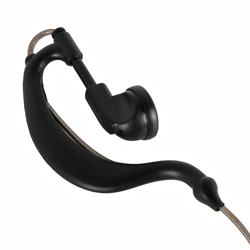 Auriculares con gancho para la oreja en forma de G, micrófono PTT, accesorio para Motorola walkie-talkie, 1pin, 2,5mm, TLKR T3, T4, T60, MR350R