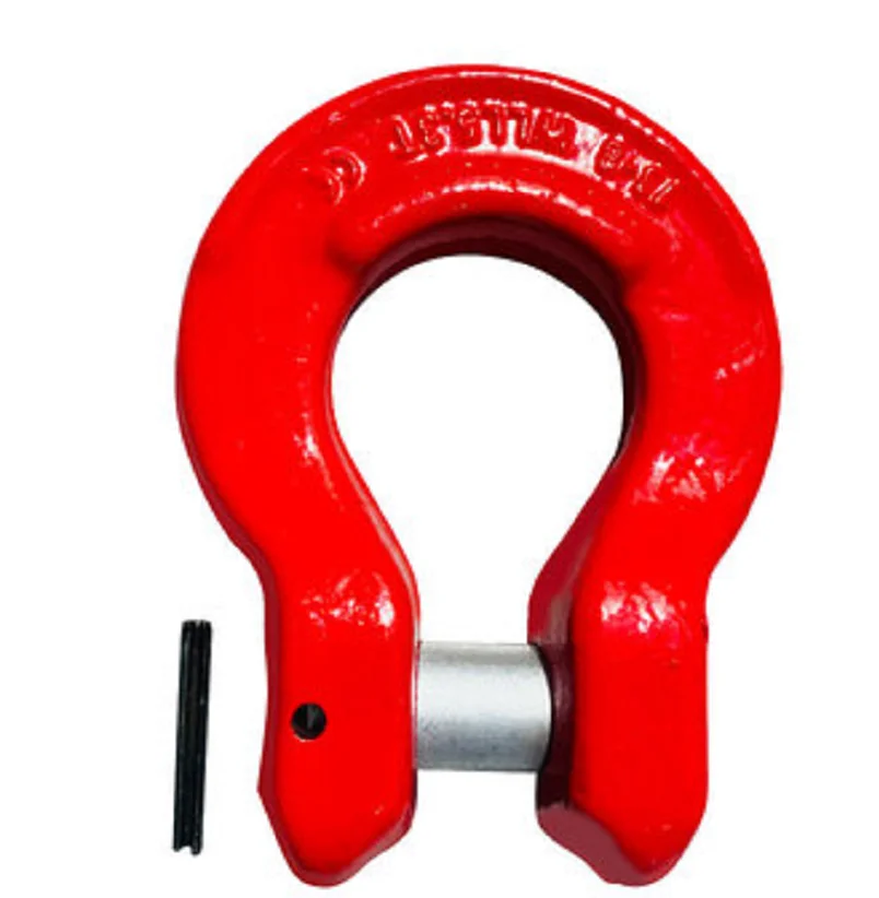1.12T-8T G80 omega link D lifting point welded soldering on pivoting D link forged twist eye choke hook