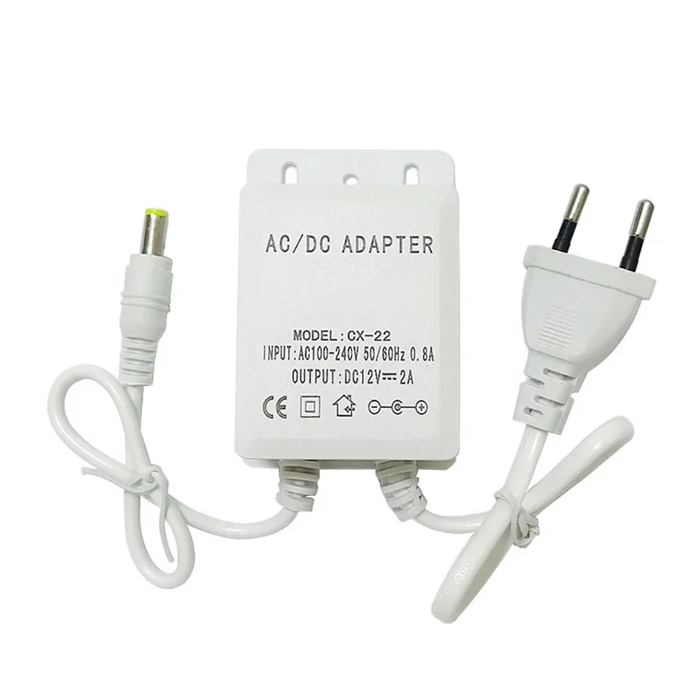 Outdoor LED Strip Light Power Adapter AC100-240V To DC12V 2A Power Module Power Adapter Rainwater Electrical Equipment