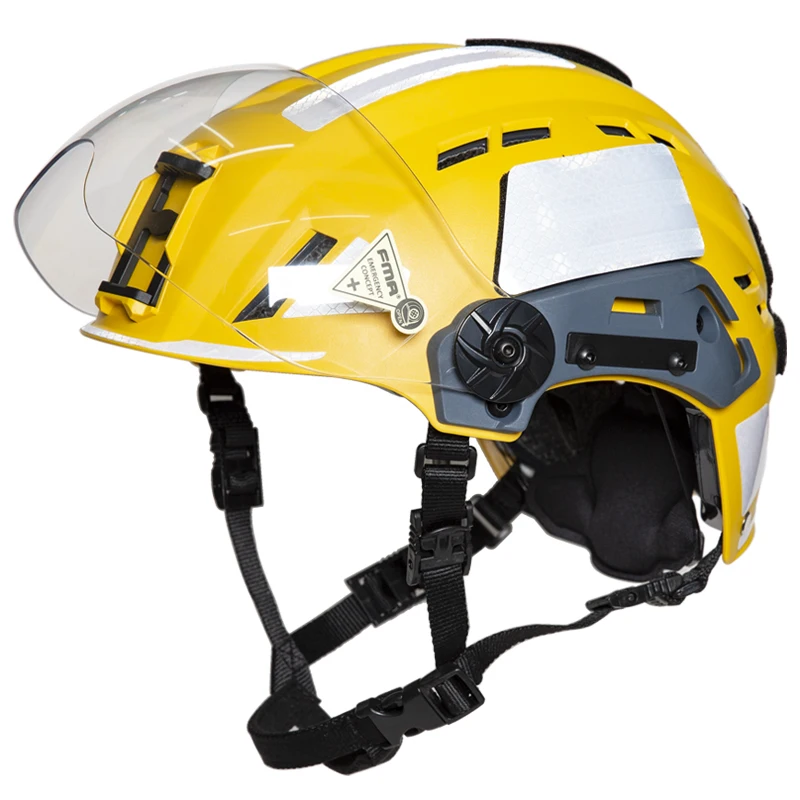 FMA EX SAR ヘルメットバイザー緊急救助ヘルメット消防救助軽量