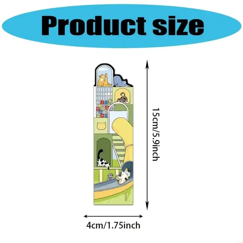 20cb 30 листов мультфильм Cats Чтение закладок